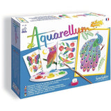 Peinture aquerelle - SENTOSPHERE - Aquarellum Junior - Dans le parc - 5 couleurs - Sertissage sur papier Vélin - Des 6 ans