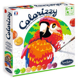 Peinture Acrylique - SENTOSPHERE - Colorizzy - Oiseaux - Peinture a numéro pour jeunes artistes - Des 8 ans