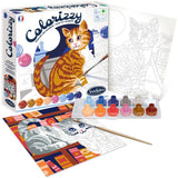 Peinture Acrylique - SENTOSPHERE - Colorizzy - Chats - Peinture a numéro pour jeunes artistes - Des 8 ans