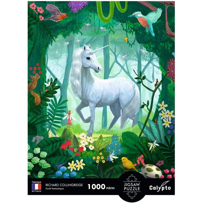 Puzzle - SENTOSPHERE - Calypto - 1000 pieces - Foret enchantée - Richard Collingridge - Toucher soyeux - Des 9 ans