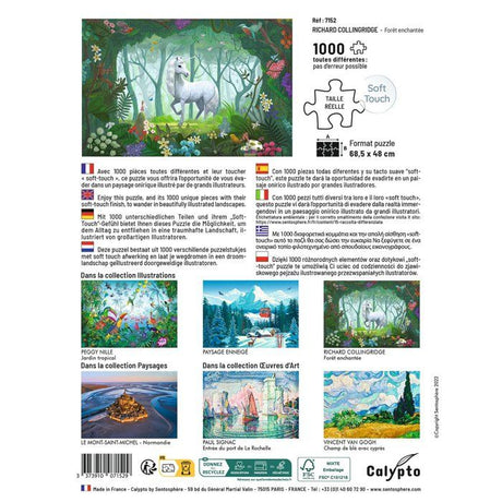Puzzle - SENTOSPHERE - Calypto - 1000 pieces - Foret enchantée - Richard Collingridge - Toucher soyeux - Des 9 ans