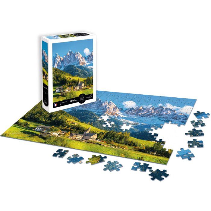 Puzzle - SENTOSPHERE - Calypto - 1000 pieces - Les Dolomites - Italie - Toucher soyeux - Des 9 ans
