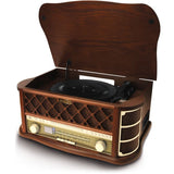 Platine rétro - SENCOR - STT 016 - 6 W - Lecteur CD/cassettes - USB - Marron