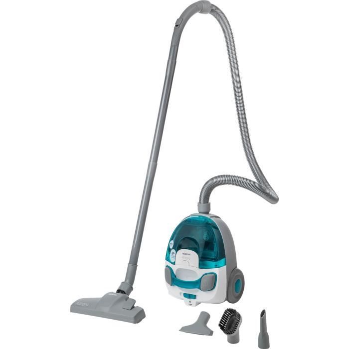 Aspirateur traineau sans sac - SENCOR - SVC-511TQ - 890 W - 76 dB - 1,5 L - Turquoise