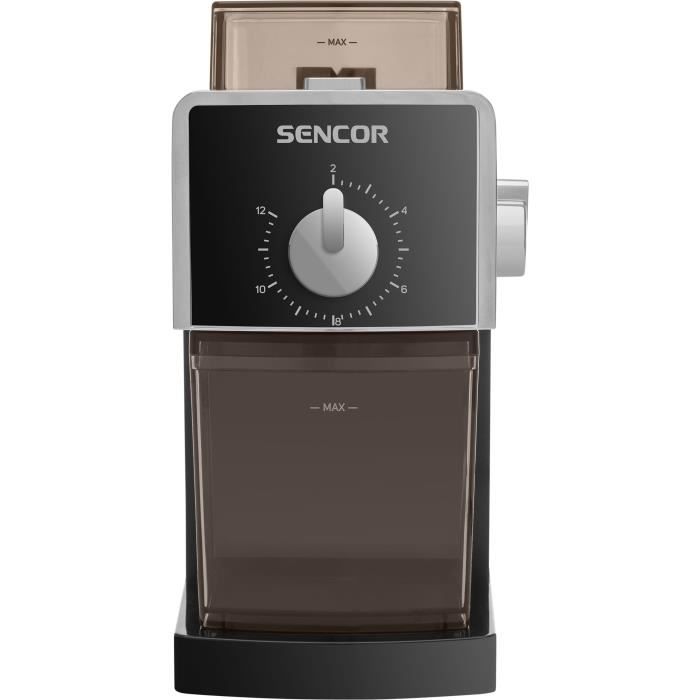 Moulin a café électrique - SENCOR - SCG 5050 BK - 110 W - 180 g de grains - Noir