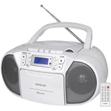 Lecteur CD / Casettes - SENCOR - SPT 3907 W - 4 W - Bluetooth - Blanc