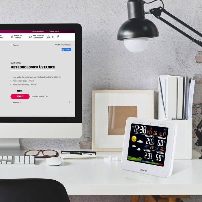 Station météo avec capteur sans fil - Sencor - SWS 5600