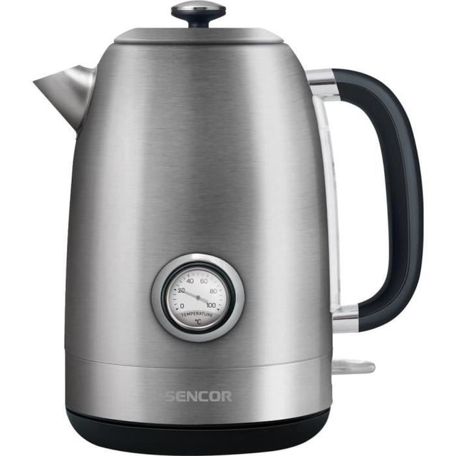Bouilloire - SENCOR - SWK1799SS - 1,7L - 2200W - Inox avec thermometre a aiguille