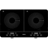 Plaque de cuisson a double induction - SENCOR - SCP 4201GY - 3500 W - 2 foyers - Ecran LCD - Gris