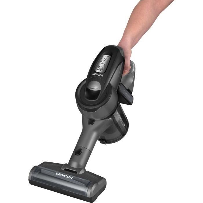 Aspirateur balai sans fil - SENCOR - SVC-0725BK - 4 en 1 - 400 W - 79 dB - 0,6 L - Noir