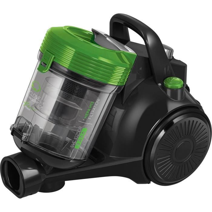 Aspirateur traineau sans sac - SENCOR SVC 1025GR - 700 W - 78 dB - 2 L - Noir / Vert