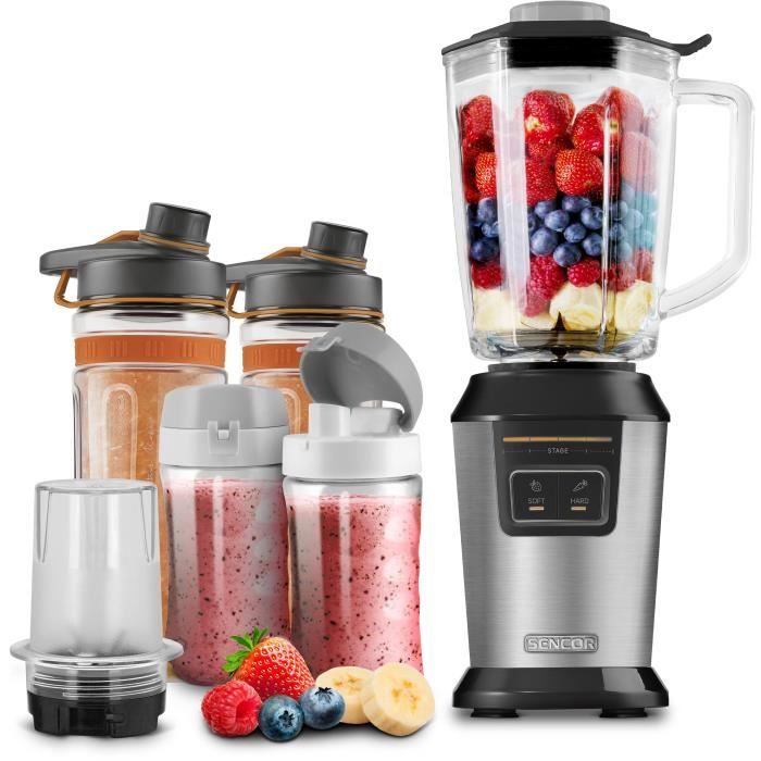 Blender smoothie - SENCOR - SBL 7570SS - 800 W - Argent