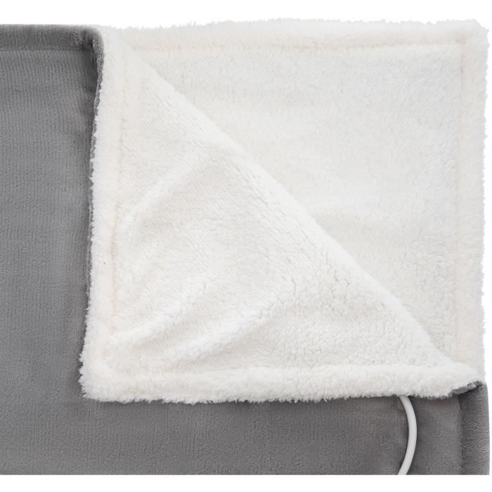 Couverture chauffante - SENCOR - SUB 2000G - 160 W - 9 températures - Gris