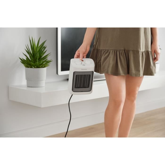 Chauffage céramique - SENCOR - SFH 7600WH - 2000 W - 3 niveaux de chauffage - 10/15 m² - Blanc
