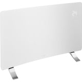 Radiateur intelligent Wi-Fi en verre - SENCOR - SCF 4740WH - 2400 W - 2 niveaux - Thermostat - Blanc