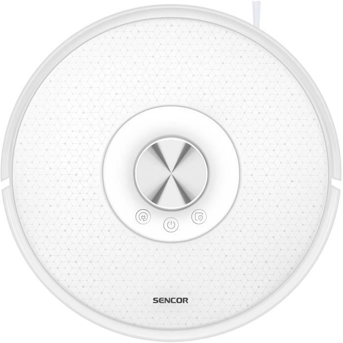 Aspirateur Robot Laveur - SENCOR SRV 9350WH - 4000 Pa - 200 min - 65 dB - Blanc