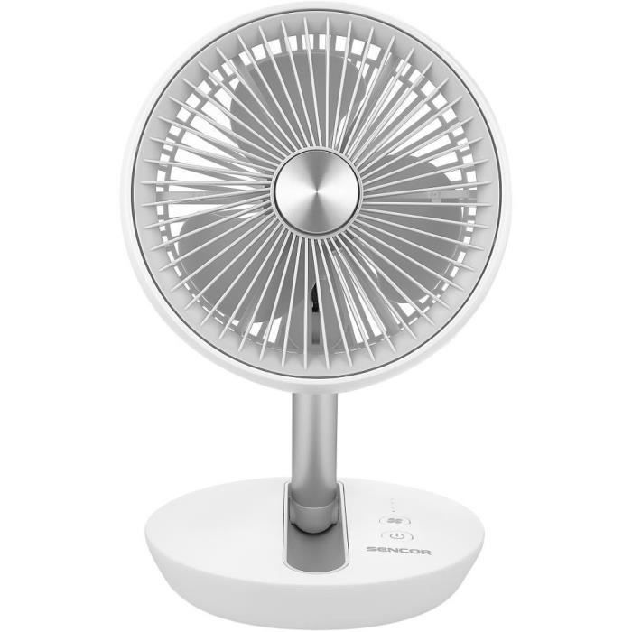 Ventilateur de bureau sans fil - Sencor - SFE 0773WH