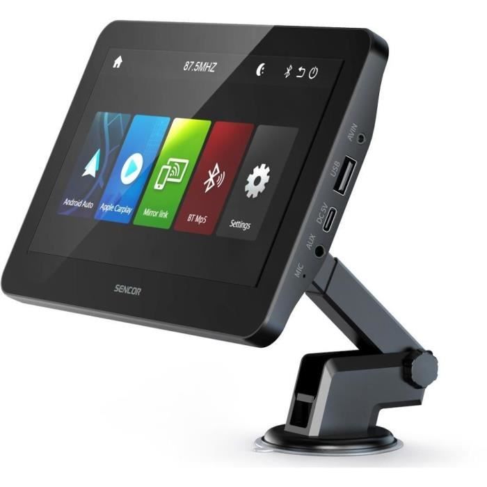 Display auto Car Play et Android Auto - Sencor - SCT M750