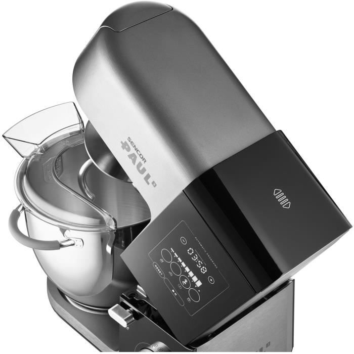 Robot pâtissier multifonction - SENCOR - STM 8970 PAUL 3 - 1800 W - Noir / Acier