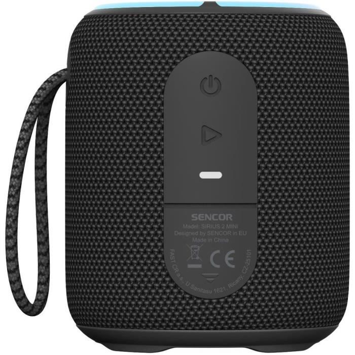 Enceinte Bluetooth - SIRIUS 2 MINI BLACK - Sencor