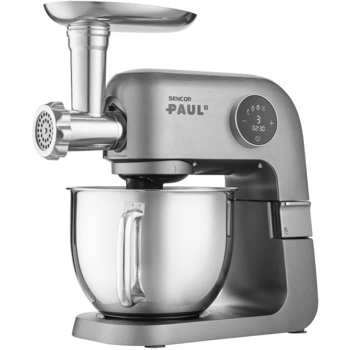 Robot pâtissier - SENCOR - STM 7740 PAUL 2 - 1500 W - Acier inoxydable