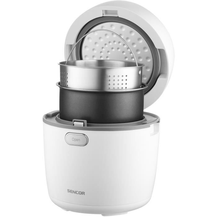 Cuiseur a riz - SENCOR - SRM 0670WH - 350 W - 0,6 L - Blanc