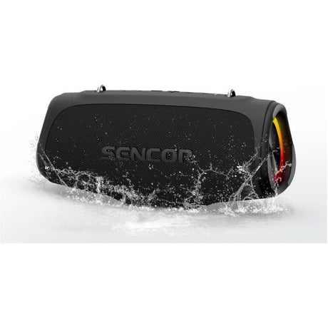 Enceinte Bluetooth étanche - SENCOR - RESONEX MIDI - 80 W - 4 haut-parleurs - IPX7 - Noir