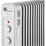 Radiateur électrique bain d'huile - SENCOR - SOH 3411WH - 2300 W - 2 boutons - Blanc