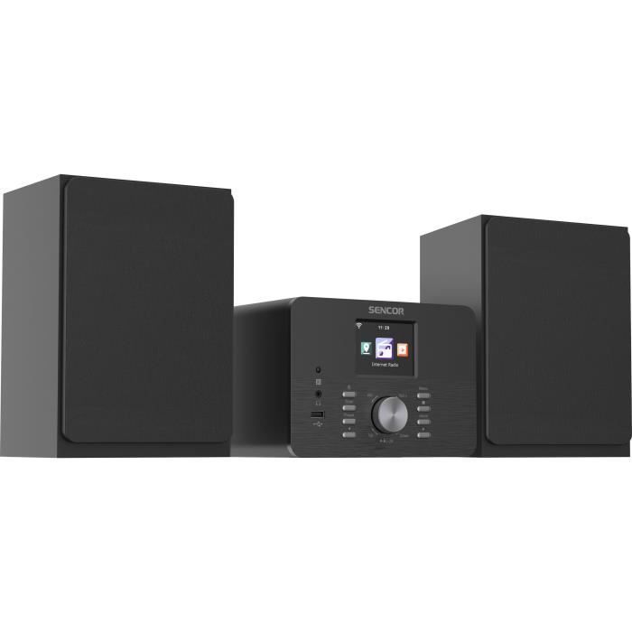 Micro-chaîne audio - SENCOR - SMC 5100WDB - 50 W - CD/MP3, radio internet/DAB+, Wi-Fi - Noir