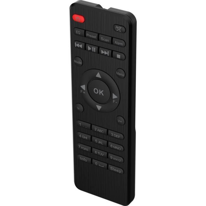 Micro-chaîne audio - SENCOR - SMC 5100WDB - 50 W - CD/MP3, radio internet/DAB+, Wi-Fi - Noir