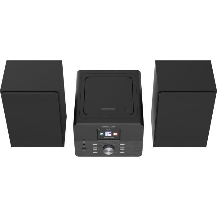 Micro-chaîne audio - SENCOR - SMC 5100WDB - 50 W - CD/MP3, radio internet/DAB+, Wi-Fi - Noir