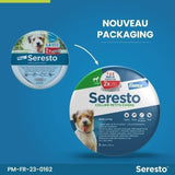 SERESTO Chien Collier Anti-Puces et Anti-Tiques -8kg 2 unités