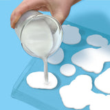 SES Creative - Kit Moulage Plâtre Papillons - 6 Couleurs de Peinture + Pinceau + Paillettes - Activité Créative Enfants 5+