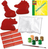 Moulage et peinture - SES CREATIVE - Hobby Blue - Dinosaures - Moules réutilisables - Peinture lavable - Age : 5+
