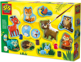 Moulage et peinture - SES CREATIVE - Hobby - Animaux de la foret - Activité manuelle nature - Idée cadeau fille garçon - Age : 5+
