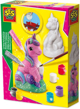 Moulage et peinture - SES CREATIVE - Hobby Pink - Licorne - Kit Créatif Enfant 3D - Crée 3 Licornes Magiques - Age : 5+