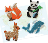 Perles a repasser - SES CREATIVE - Animaux du monde - Beedz - Kit créatif enfant - Activité éducative géographie - Age : 5+