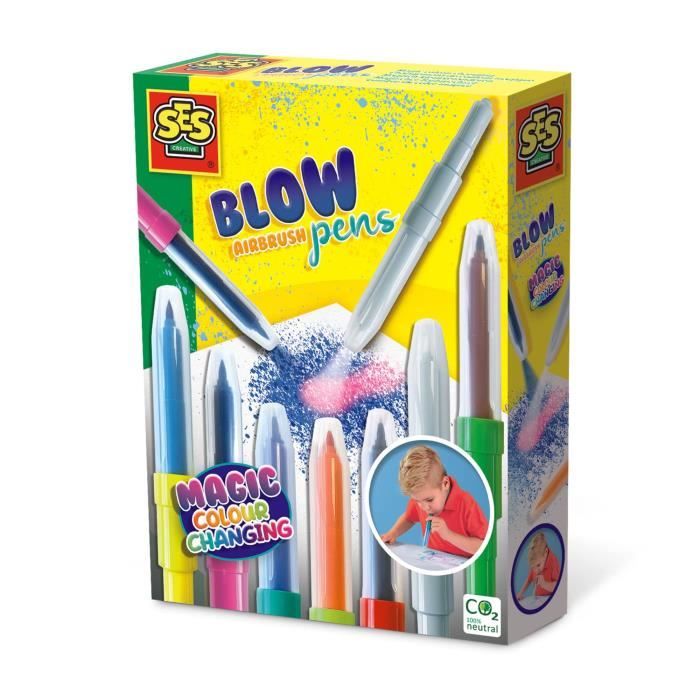 Blow airbrush pens - Changement de couleur magique