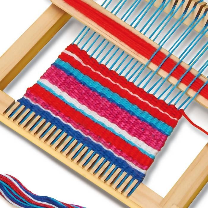 Jeu de Tissage - SES CREATIVE - Hobby - Activité manuelle - Jouet durable fabriqué aux Pays-Bas - Age : 5+