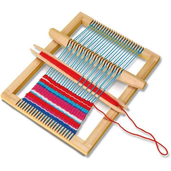 Jeu de Tissage - SES CREATIVE - Hobby - Activité manuelle - Jouet durable fabriqué aux Pays-Bas - Age : 5+