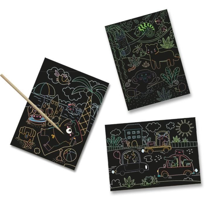 Sac de voyage et activités - SES CREATIVE - Débordant de jeux et d'activités pour les voyages.