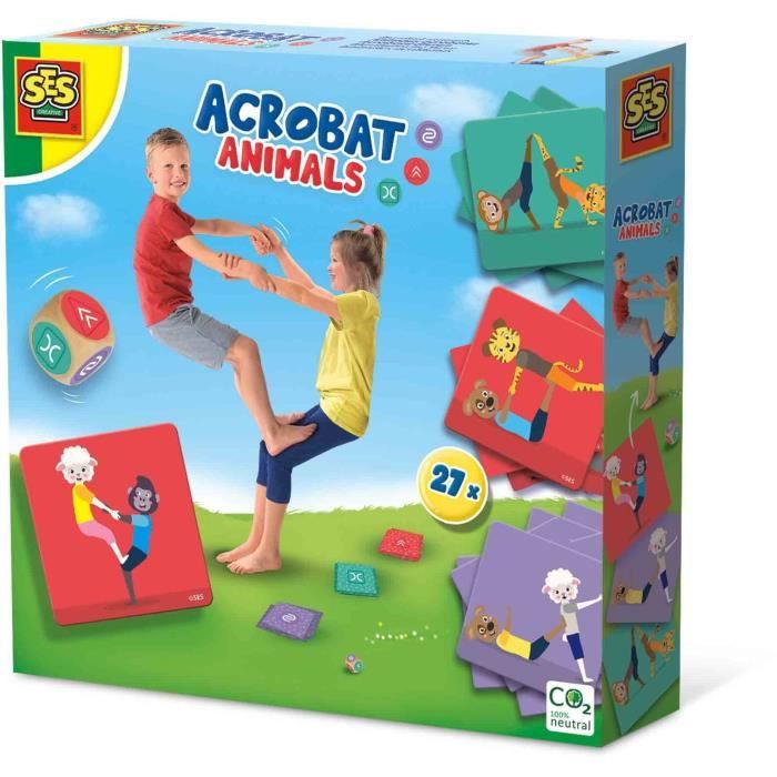 Animaux acrobates - Jeu d'adresse - SES CREATIVE - Activité hilarante pour le jeu en plein air.