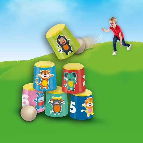 Lance-canette - SES CREATIVE - Outdoor - Coordination - Jeu de précision plein air - Motricité - Age : 3+