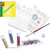 Tatouages glamour 3 en 1 - SES CREATIVE - Hobby Pink - Activité manuelle créative - Idée cadeau filles - Age : 5+