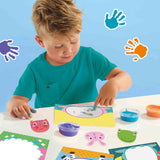 Kit peinture au doigt - SES CREATIVE - My First - Animaux - Arts créatif pour bébé - 10 pages - Peinture lavable - 1+