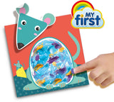 Kit peinture au doigt - SES CREATIVE - My First - Animaux - Arts créatif pour bébé - 10 pages - Peinture lavable - 1+