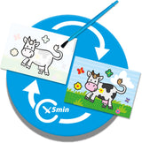 Peinture au doigt - SES CREATIVE - My first - Hobby 1 - 4 couleurs - Kit créatif - Activité éducative - Age : 1+