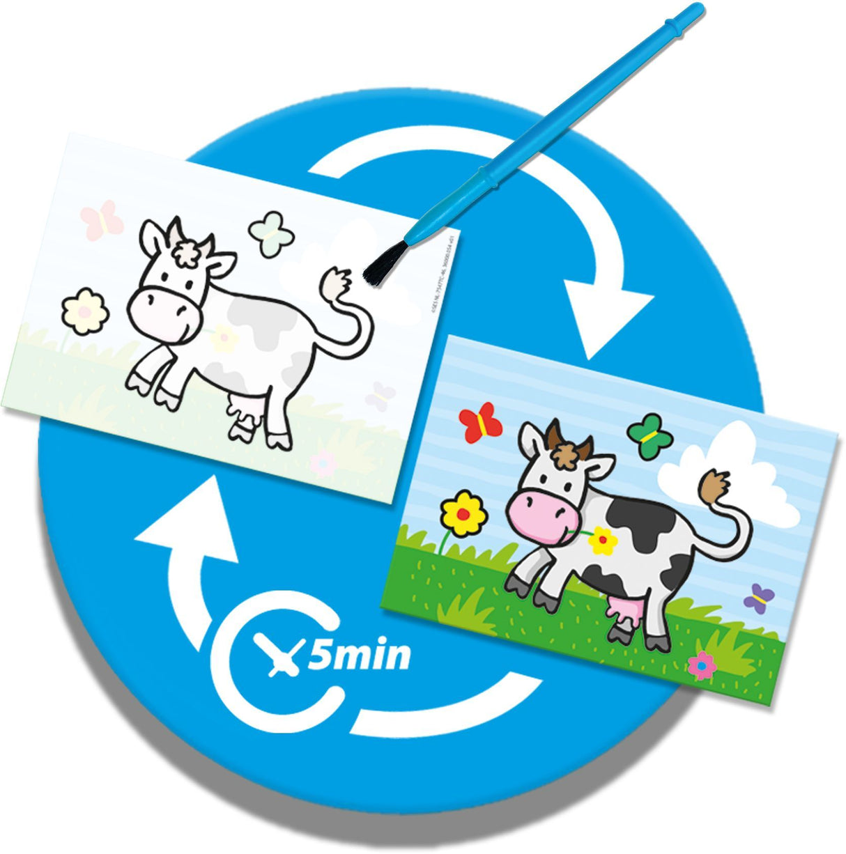 Peinture au doigt - SES CREATIVE - My first - Hobby 1 - 4 couleurs - Kit créatif - Activité éducative - Age : 1+