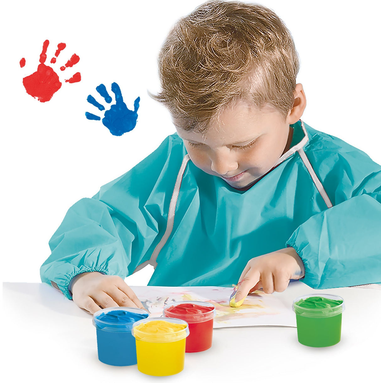 Kit de peinture au doigt - SES CREATIVE - Hobby 1 - 4 - Sophie la girafe - Développement créatif - Peinture lavable - Age : 1+