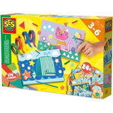 J'apprends a coller et a reconnaître les formes - SES CREATIVE - Hobby 3 - 6 - Motricité fine - 370 stickers - Age : 3+